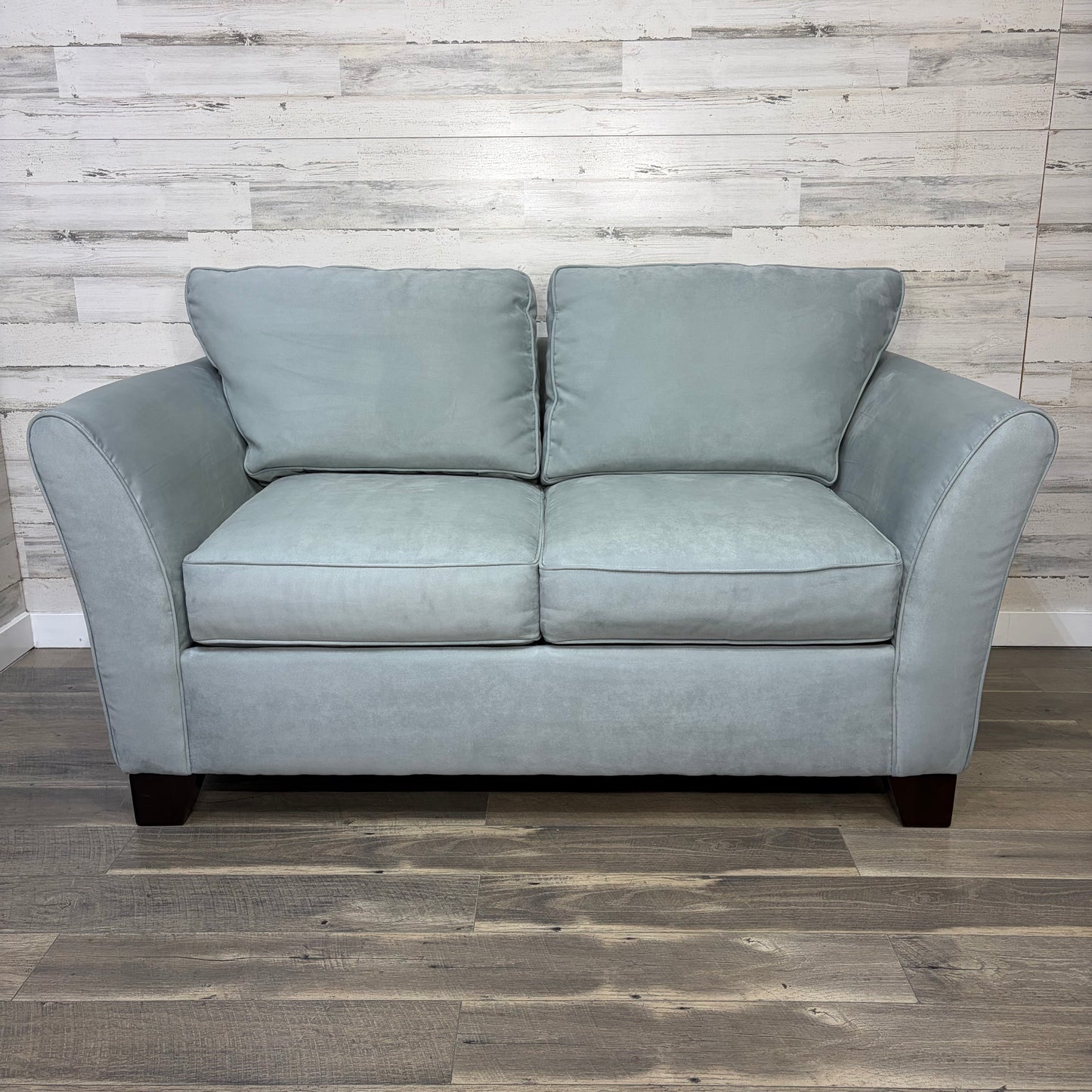 Bauhaus Blue Loveseat Sofa Couch