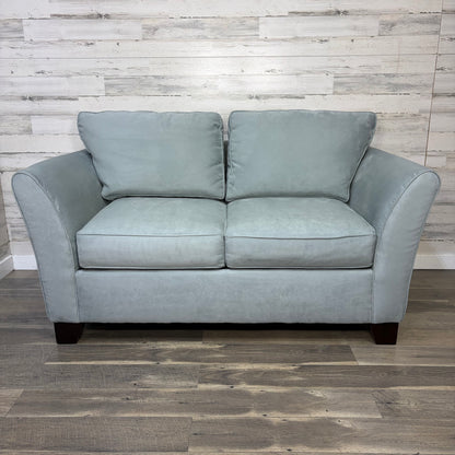Bauhaus Blue Loveseat Sofa Couch