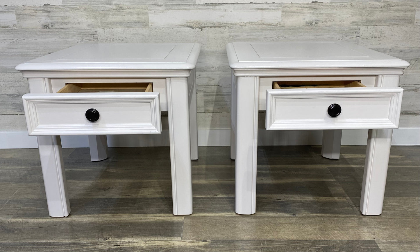 Matching White End Tables/ Nightstands  Set Of 2