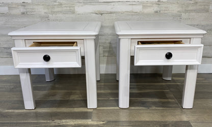 Matching White End Tables/ Nightstands  Set Of 2