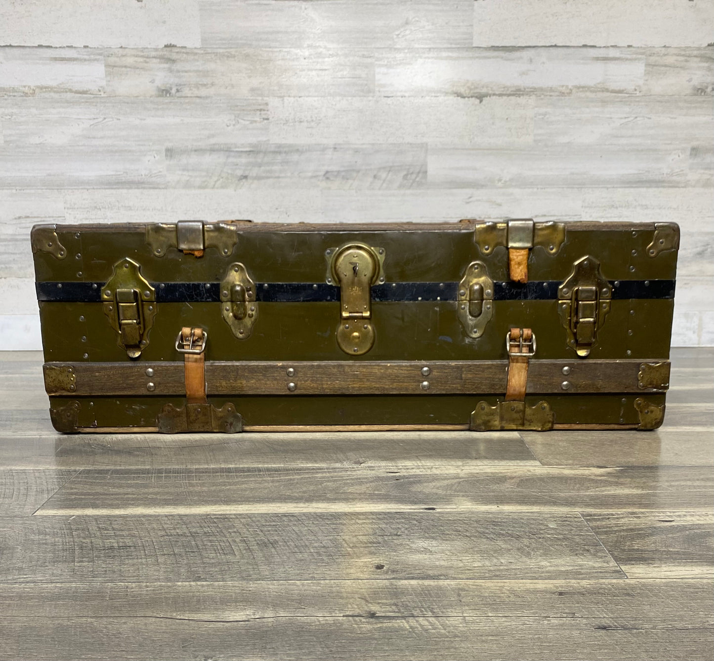 Vintage Travel Steamer Trunk