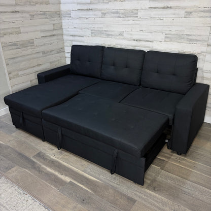 Reversible Sectional Pull Out Sleeper Couch
