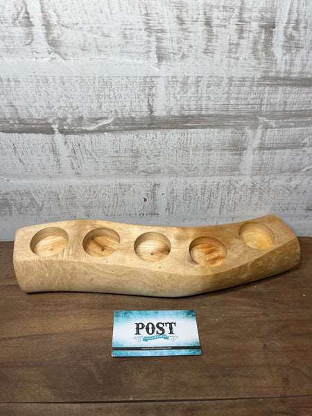 Wooden Candle Holder