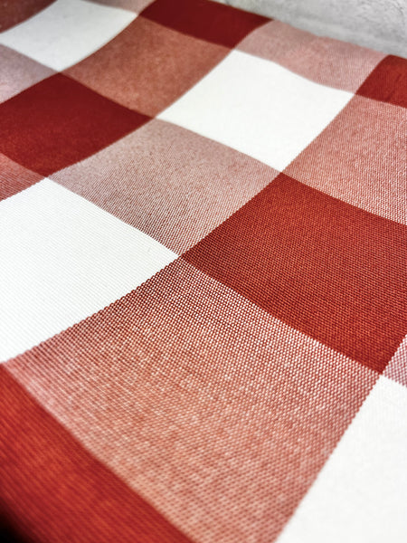 Hallow Home Checkered Square Table Runner