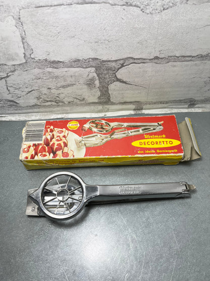 Vintage Westmark Decoretto Aluminum Fruit Veggie Decorator