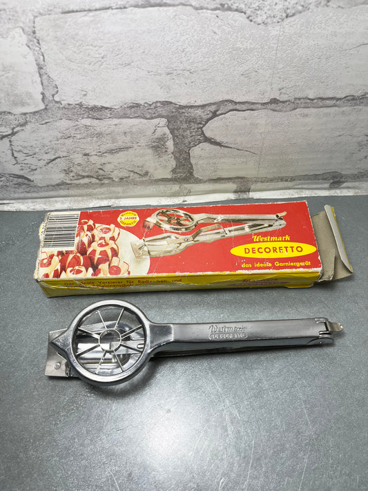 Vintage Westmark Decoretto Aluminum Fruit Veggie Decorator