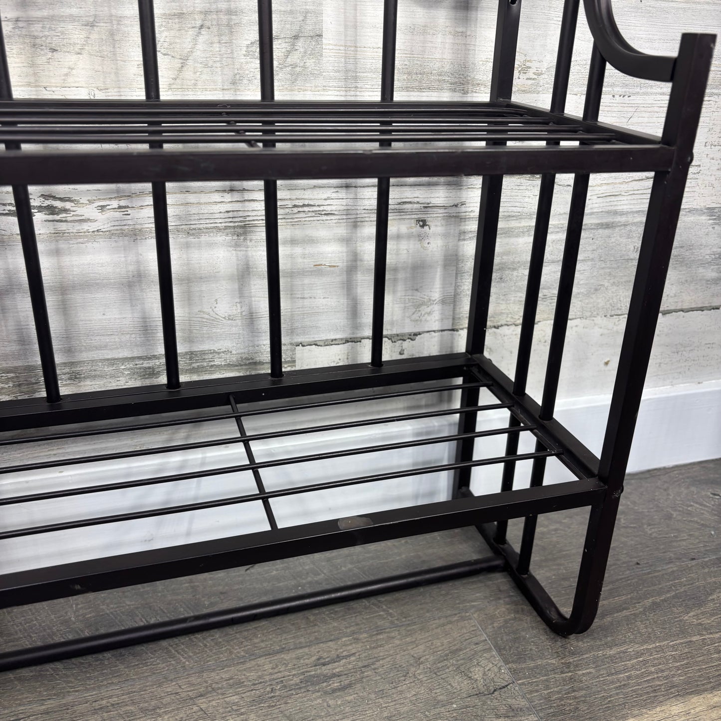 2-Tier Metal Wall Mount Shelf
