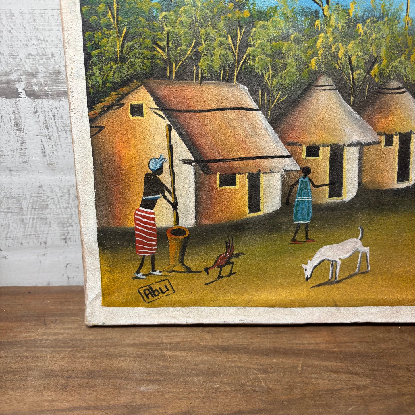 Haitian Landscape Original Abu Painting