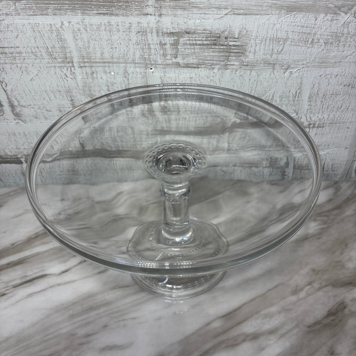 Vintage Glass Cake Stand