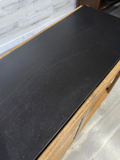 Vintage Brandt Ranch Oak Bar Cart Server