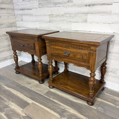 Set Of 2 Ethan Allen Royal Charter Nighstands