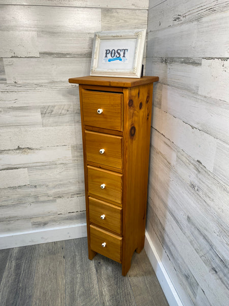 Solid Pine Wood Skinny Drawers