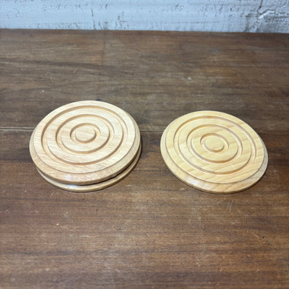 Wooden Coasters Set Of 3