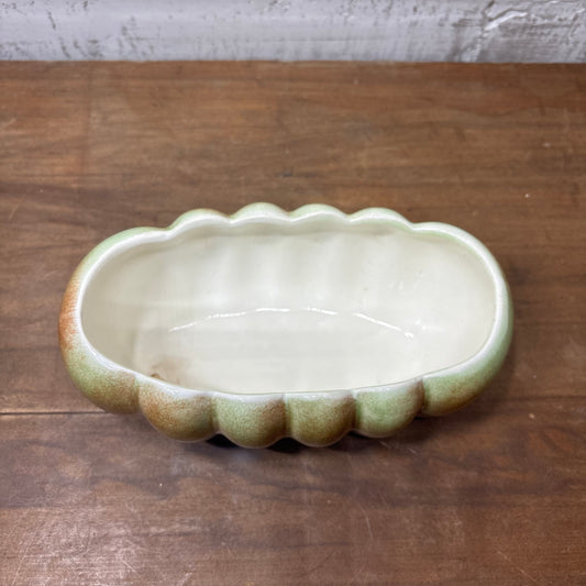 Shallow Scalloped Planter Pot