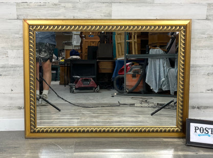 Large Gold Frame Mirror