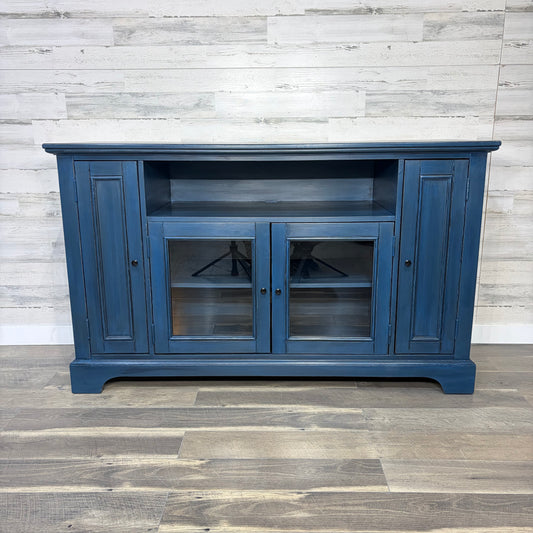 Dark Blue Tv Stand Buffet