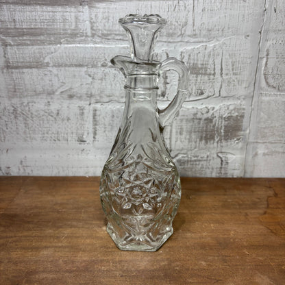 Vintage Glass Oil Decanter