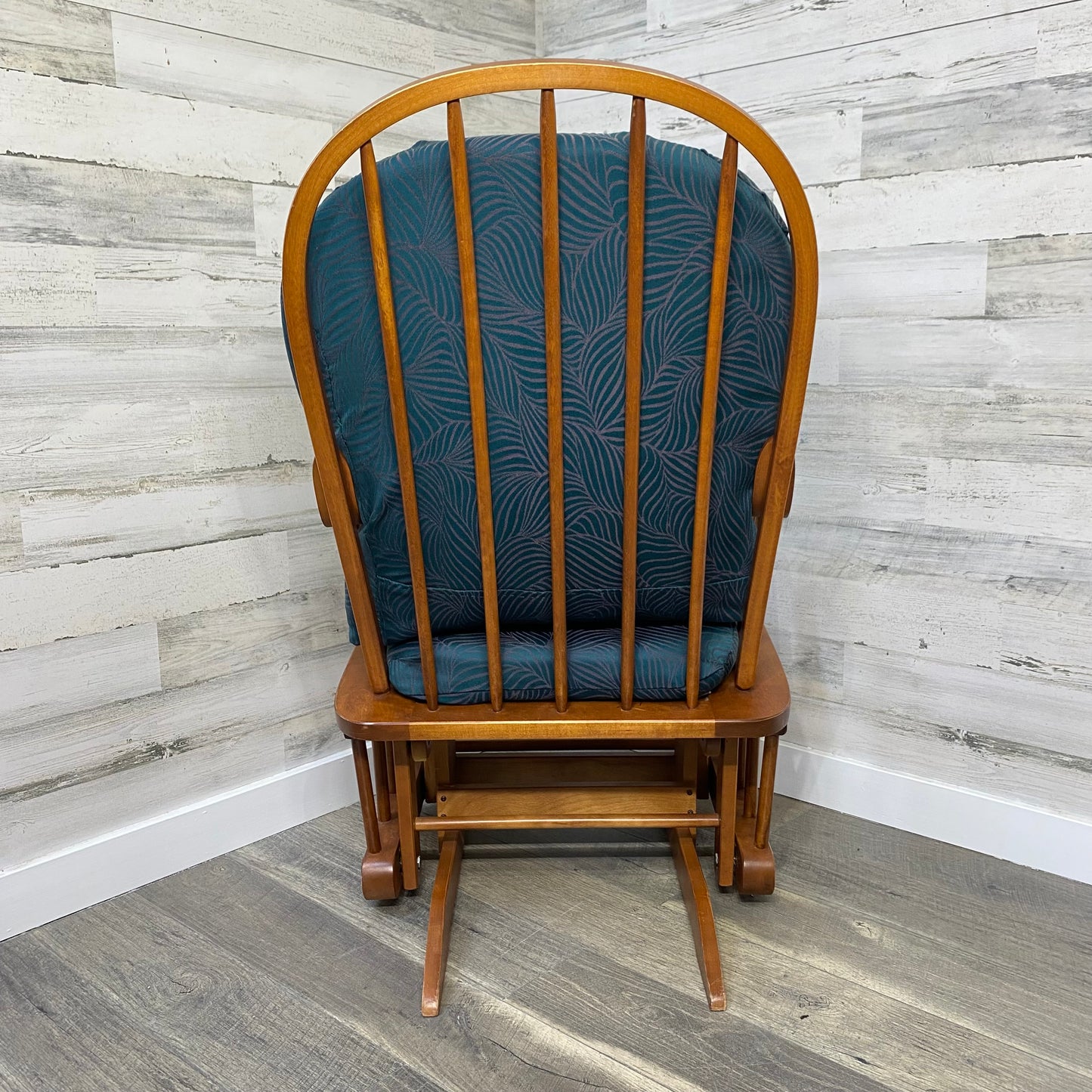 Vintage Wood Gliding Rocking Chair