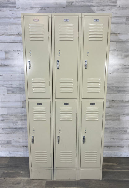 Set Of 6 School/ Gym Lockers