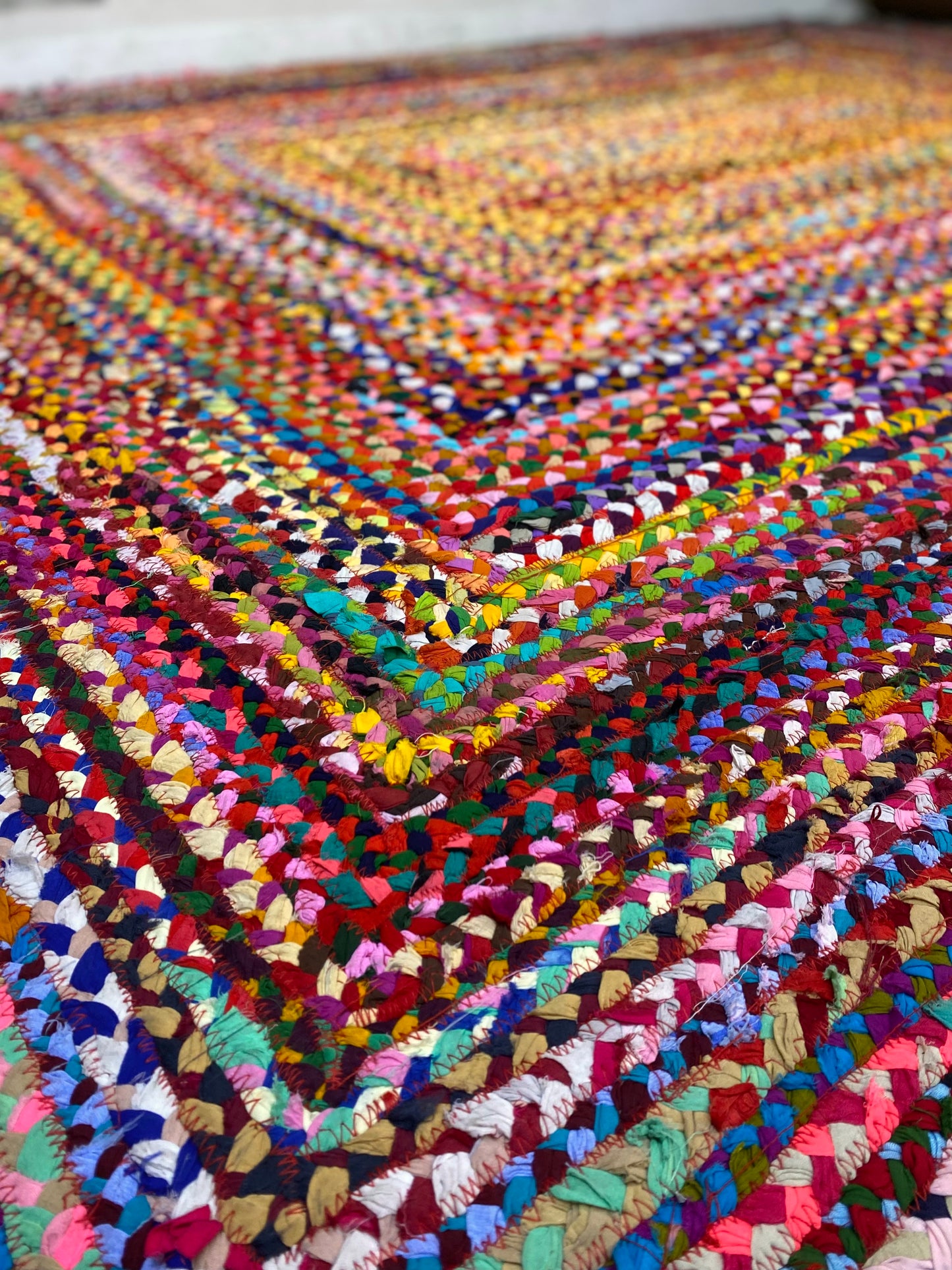 Rajrang Chindi Rag Rug 8x10