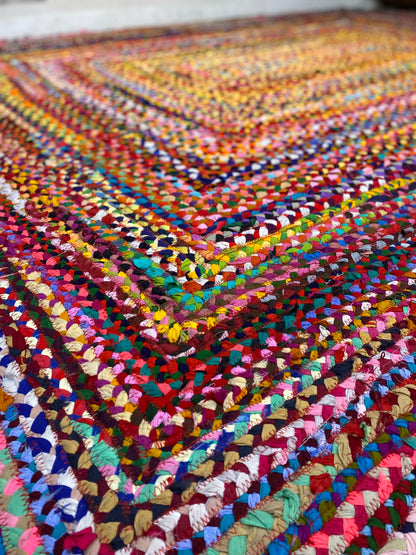 Rajrang Chindi Rag Rug 8x10