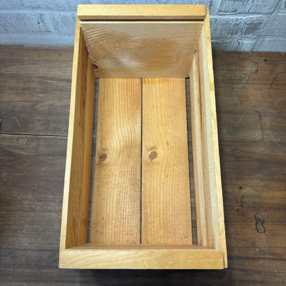"Harvest Time" Wooden Crate