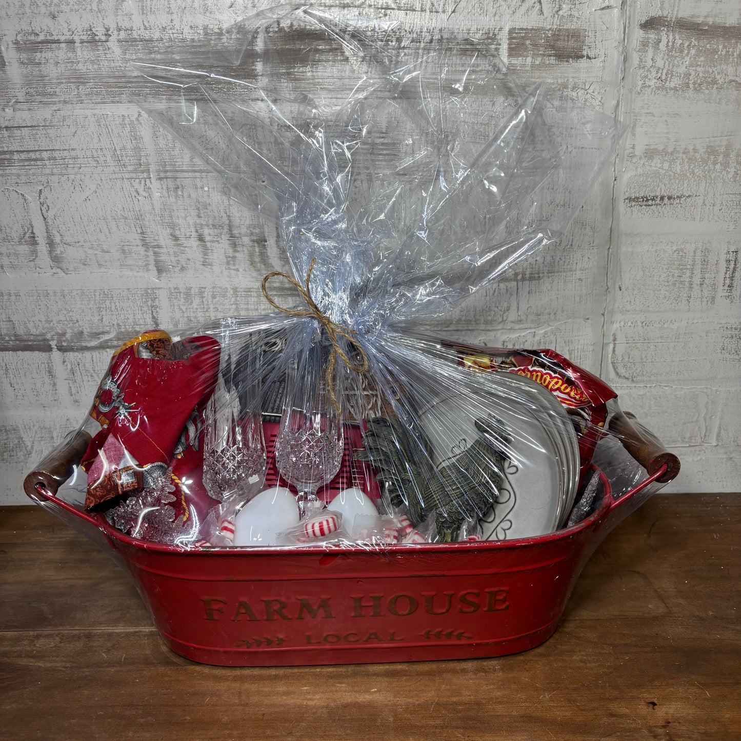 Farmhouse Theme Gift Basket