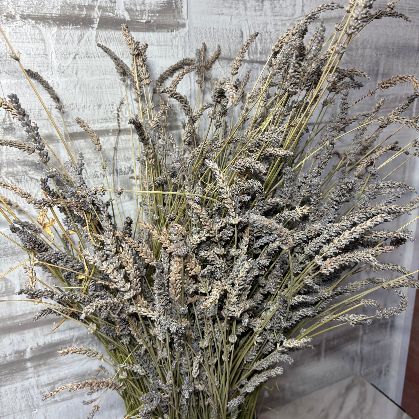Dried Lavender Bunch In Vase