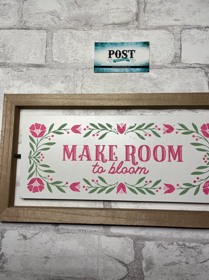 Floral Spring And Summer Flip Sign