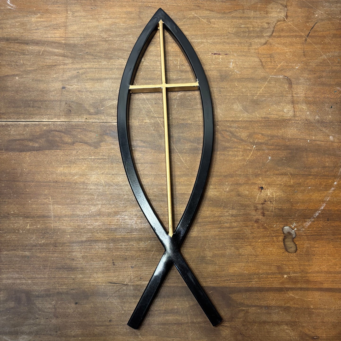 Ichthys (Jesus fish) Metal Wall Decor