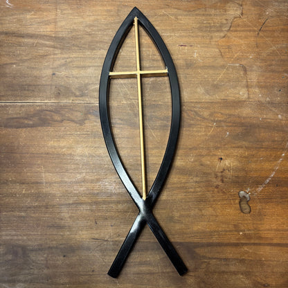Ichthys (Jesus fish) Metal Wall Decor