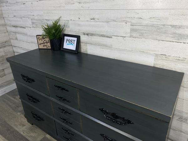 Dark Gray Dresser/ Buffet