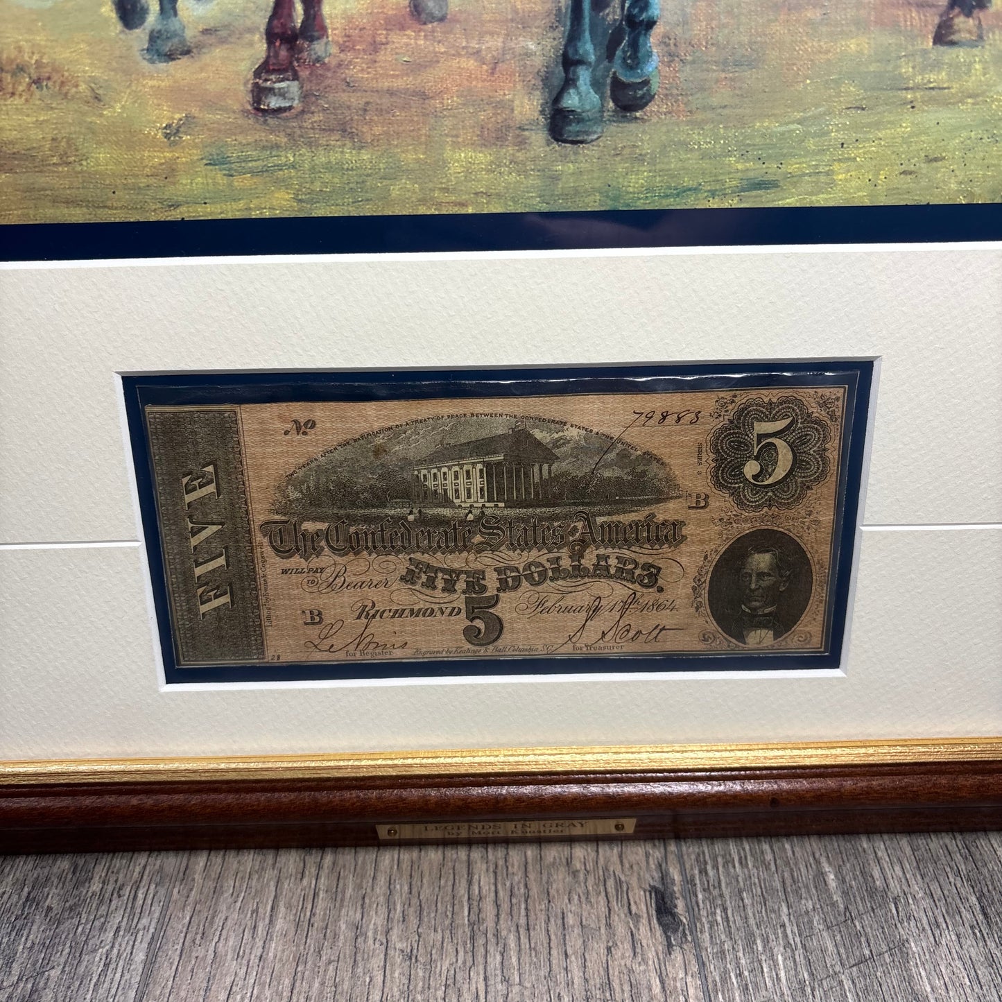 “Legends in Gray" Civil War Framed Painting Print By Artist Mort Künstler