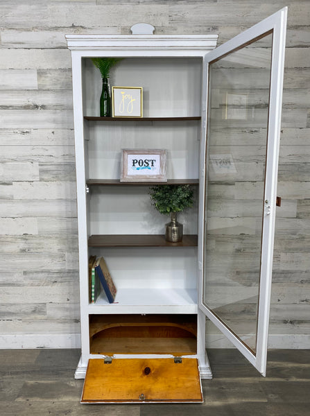 White Antique Cabinet