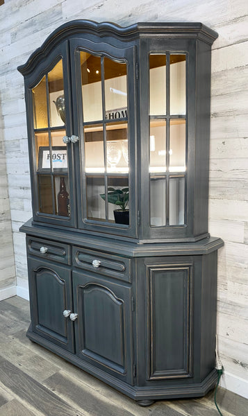 Dark Gray 2pc Hutch