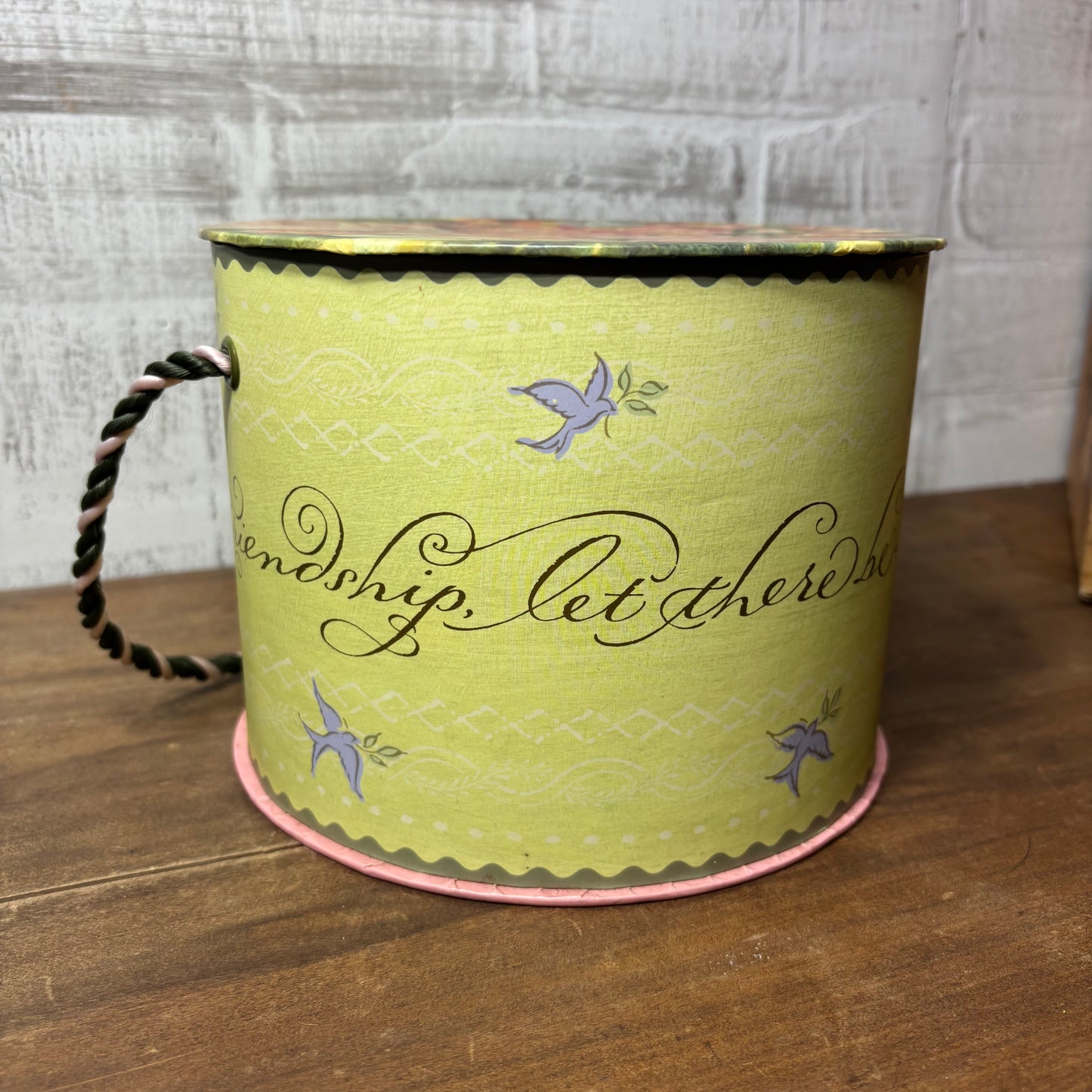 Brenda Walton Floral Decorative Circular Keepsake Box