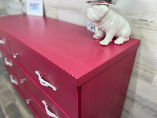 Hot Pink Barbie Dresser