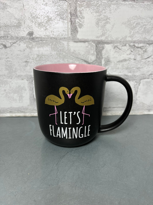 “Let’s Flamingle” Mug