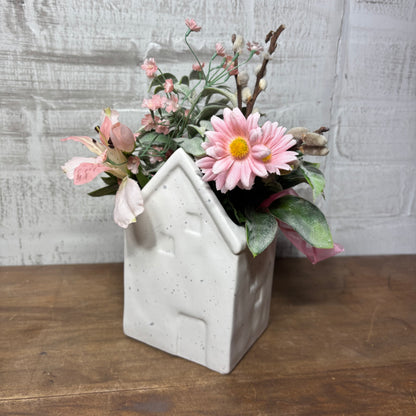Ceramic White House Vase