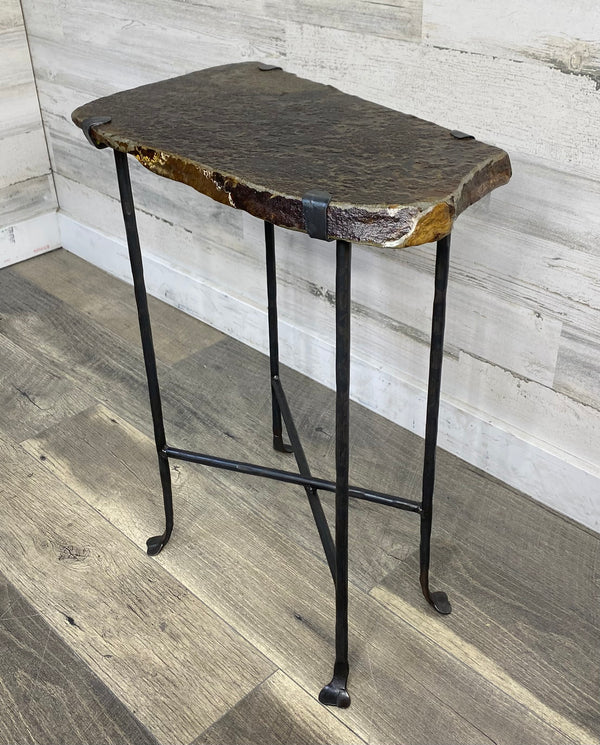 Montana Slate Top End Table