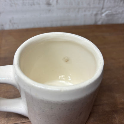 Mid Century Ceramic Blue Bird Handmade Mug