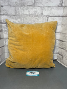 Yellow Velvet Pillow