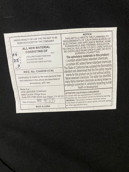 Set Of 2 Gray Leather Chairs