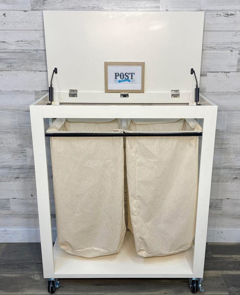 Pottery Barn Laundry Cart