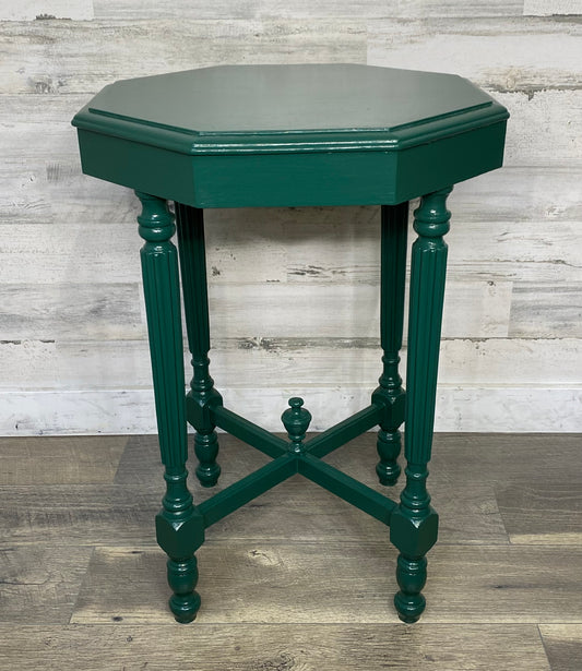 Antique End Table - Green