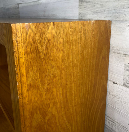 Double Bookshelf Oak Wood