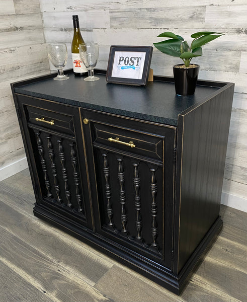 Black Buffet Bar Server