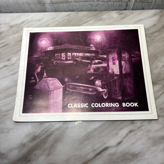 Vintage 1955-1957 Chevy Classic Coloring Book