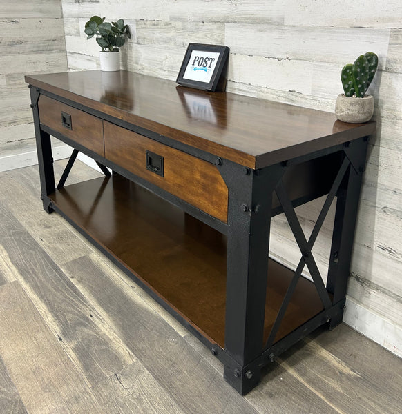 Industrial Rustic Tv Stand Credenza