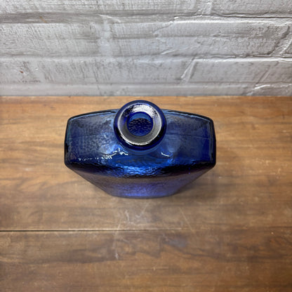 Vintage Cobalt Blue Decanter Vase